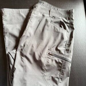 Columbia Men's Grey Omni-Shade Sun Protection Utility Convertible Pants